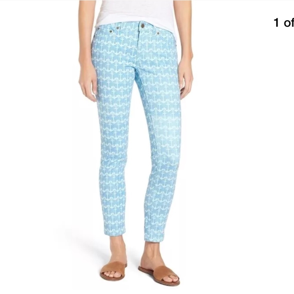 NWT Vineyard Vines Anchor Skinny Ankle Jeans